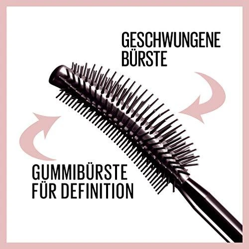 Maybelline Lash Sensational blakstienų tušas su elastomeriniu dvipusiu lenktu šepetėliu