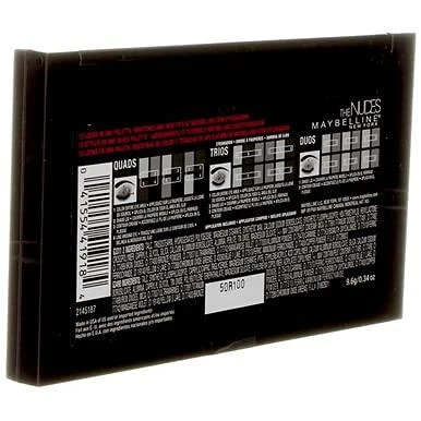 Maybelline The Nudes šešėlių paletė