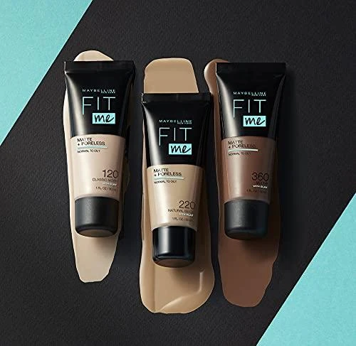 Makiažo pagrindas Maybelline Fit Me Matte+Poreless (220 Natural Beige) 30ml