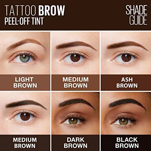 Maybelline MAYB TATTOO BROW GELTINT ilgalaikis antakių gelis #1 light ruda 5GRM