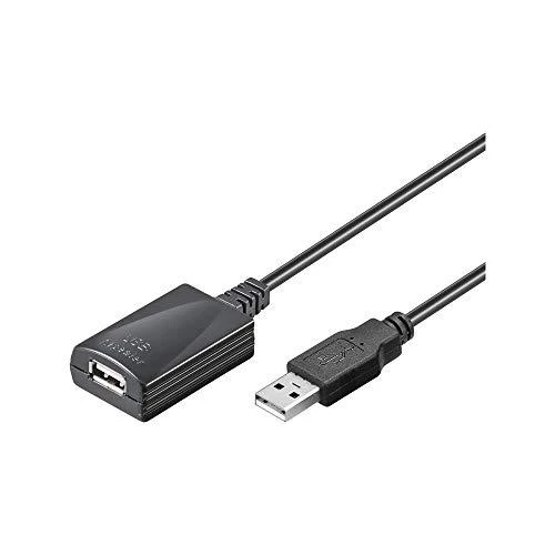 Goobay Goobay USB-A – USB-A USB laidas 5 m juodas (68876)