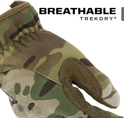 Mechanix Wear Pirštinės Mechanix FastFit® Multicam®, XXL dydis. Rauktas rankogalis, dirbtinė oda, TrekDry®, touchscreen technologija