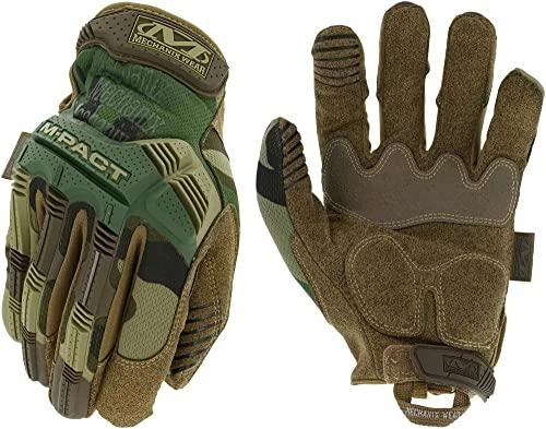 Mechanix Wear Pirštinės Mechanix M-Pact® Woodland Camo M dydis.