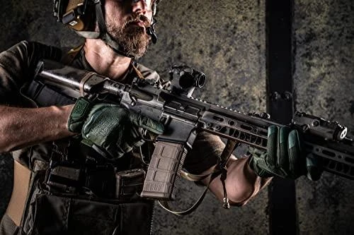 Mechanix Wear Pirštinės Mechanix FastFit® Olive Drab, žalios S dydis. Rauktas rankogalis, dirbtinė oda, TrekDry®