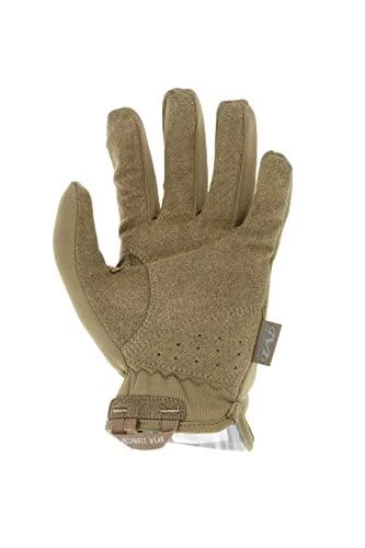 Mechanix Wear Pirštinės Mechanix FastFit® Coyote, L dydis. Rauktas rankogalis, 0.6 mm dirbtinė oda, TrekDry®, touchscreen technologija
