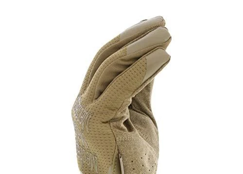 Mechanix Wear Pirštinės Mechanix FastFit® Coyote, L dydis. Rauktas rankogalis, 0.6 mm dirbtinė oda, TrekDry®, touchscreen technologija