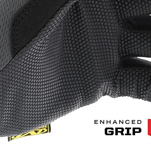 Mechanix Wear Pirštinės Mechanix Specialty Grip juodos/pilkos L dydis. Velcro, gumuotas delnas, Trek Dry