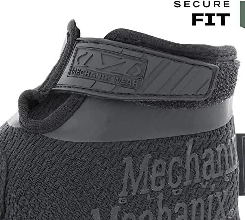 Mechanix Wear Pirštinės Mechanix Specialty 0.5 visos juodos M. 0,5mm storio delnas. Velcro, dirbtinė oda, TrekDry®, Lycra