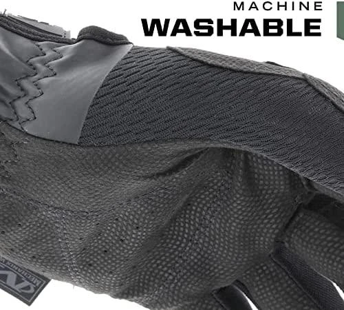 Mechanix Wear Pirštinės Mechanix Specialty 0.5 visos juodos M. 0,5mm storio delnas. Velcro, dirbtinė oda, TrekDry®, Lycra