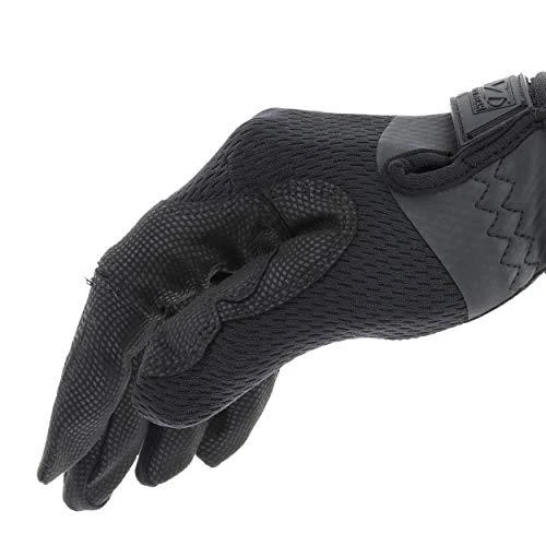 Mechanix Wear Pirštinės Mechanix Specialty 0.5 visos juodos M. 0,5mm storio delnas. Velcro, dirbtinė oda, TrekDry®, Lycra