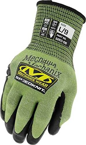 Mechanix SpeedKnit apsauginės pirštinės, žalia spalva