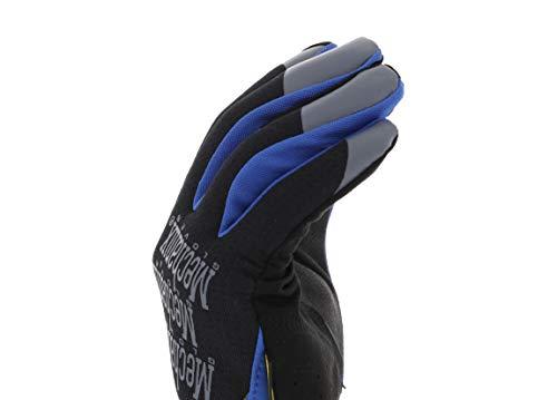 Mechanix Wear Pirštinės Mechanix FastFit® XL dydis. Mėlynos. Rauktas rankogalis, dirbtinė oda, TrekDry®