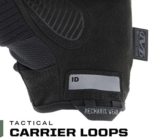Mechanix Wear Pirštinės Mechanix M-Pact® 3 Covert juodos M dydis. Velcro, TrekDry®, dirbtinė oda, delno, krumplių, Armortex®, pirštų apsauga, D30® apsauga nuo vibracijos