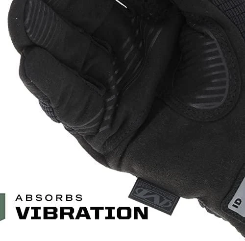 Mechanix Wear Pirštinės Mechanix M-Pact® 3 Covert juodos M dydis. Velcro, TrekDry®, dirbtinė oda, delno, krumplių, Armortex®, pirštų apsauga, D30® apsauga nuo vibracijos