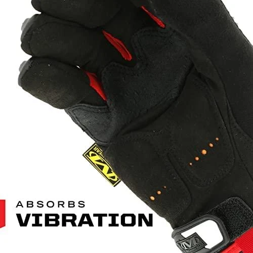 Mechanix Wear Pirštinės Mechanix M-Pact® 52 juodos/raudonos S dydis. Velcro, TrekDry®, dirbtinė oda, delno, krumplių, Armortex®, pirštų apsauga, D30® apsauga nuo vibracijos