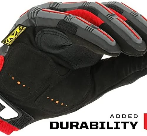 Mechanix Wear Pirštinės Mechanix M-Pact® 52 juodos/raudonos S dydis. Velcro, TrekDry®, dirbtinė oda, delno, krumplių, Armortex®, pirštų apsauga, D30® apsauga nuo vibracijos