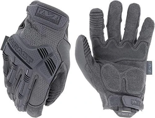 Mechanix M-Pact pirštinės: išorės ir delno pusė