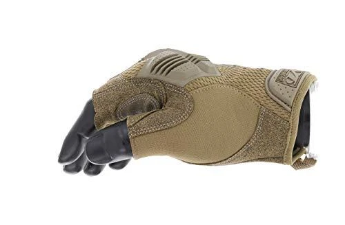Mechanix Wear Bepirštės Pirštinės Mechanix M-Pact® FINGERLESS Coyote. Velcro, TrekDry®, dirbtinė oda, delno, krumplių, pirštų apsauga
