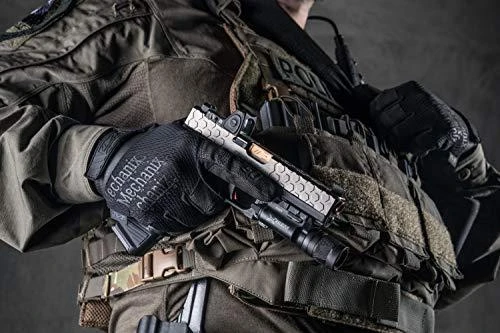 Mechanix Wear Pirštinės Mechanix Specialty 0.5 visos juodos M. 0,5mm storio delnas. Velcro, dirbtinė oda, TrekDry®, Lycra