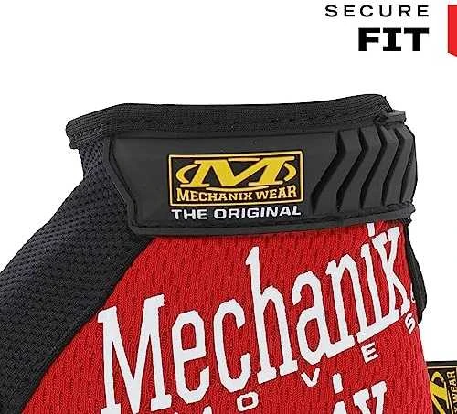 Mechanix Wear Pirštinės Mechanix The Original® raudonos L dydis. Velcro, dirbtinė oda, Treck Dry