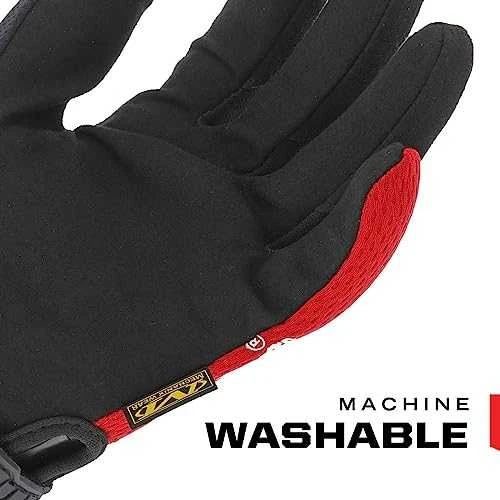 Mechanix Wear Pirštinės Mechanix The Original® raudonos L dydis. Velcro, dirbtinė oda, Treck Dry