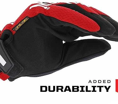 Mechanix Wear Pirštinės Mechanix The Original® raudonos L dydis. Velcro, dirbtinė oda, Treck Dry