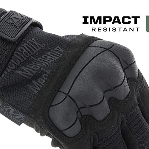 Mechanix Wear Pirštinės Mechanix M-Pact® 3 Covert juodos XL dydis. Velcro, TrekDry®, dirbtinė oda, delno, krumplių, Armortex®, pirštų apsauga, D30® apsauga nuo vibracijos