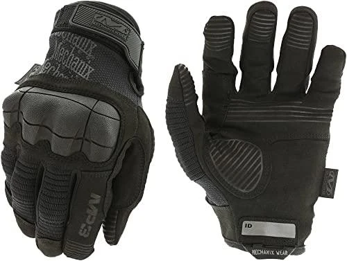 Mechanix Wear Pirštinės Mechanix M-Pact® 3 Covert juodos XXL dydis. Velcro, TrekDry®, dirbtinė oda, delno, krumplių, Armortex®, pirštų apsauga, D30® apsauga nuo vibracijos