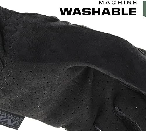Mechanix Wear Pirštinės Mechanix SPECIALTY VENT, su skylutėmis ventiliacijai, juodos M dydis. Velcro, dirbtinė 0.6mm oda.touchscreen technologija