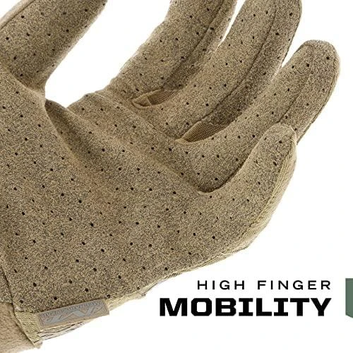 Mechanix Wear Pirštinės Mechanix SPECIALTY VENT, su skylutėmis ventiliacijai, Coyote M dydis. Velcro, dirbtinė 0.6mm oda.touchscreen technologija