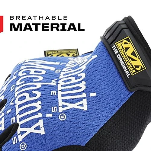 Mechanix Wear Pirštinės Mechanix The Original® mėlynos XL dydis. Velcro, dirbtinė oda, Treck Dry