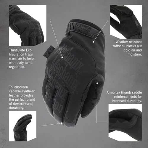 Mechanix Wear Taktinės žieminės pirštinės Mechanix ColdWork Original Covert, dydis S