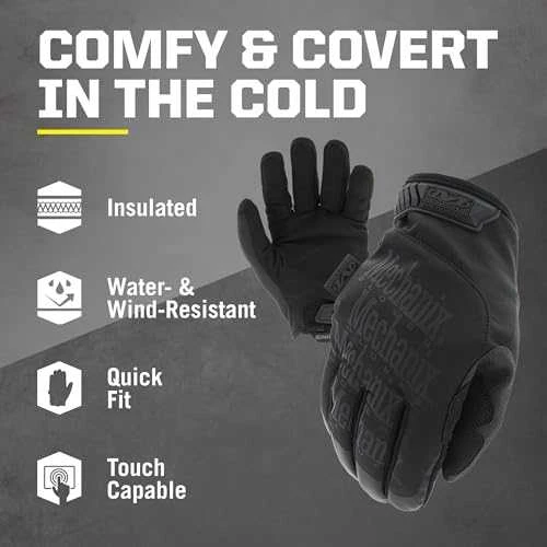 Mechanix ColdWork pirštinės su techninių savybių aprašymu
