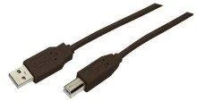 Kabelis USB MediaRange USB-A - USB-B 1.8 m Juodas (MRCS101)