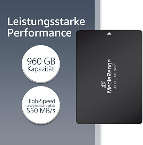 MediaRange MR1004 960 GB, SSD - juodas, SATA 6 Gb/s, 2,5