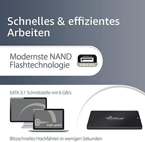 MediaRange MR1004 960 GB, SSD - juodas, SATA 6 Gb/s, 2,5