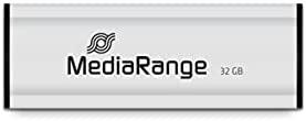 STICK 32GB USB 3.2 MEDIARANGE MR916 USB Typ-A - Dia - Juodas - Sidabrinė