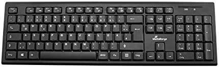 Klaviatūra MEDIARANGE MROS111 - Standard - RF belaidė - Membrane - QWERTZ - Juodas