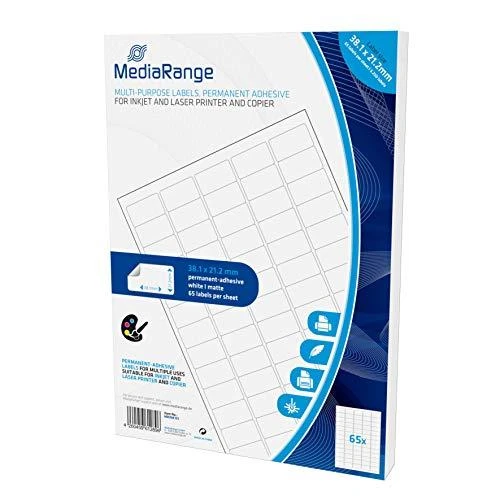MediaRange Etykiety balta 38,1x21,2mm 3250 vnt (MRINK151)