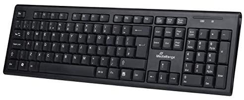 Klaviatūra MEDIARANGE MROS111 - Standard - RF belaidė - Membrane - QWERTZ - Juodas