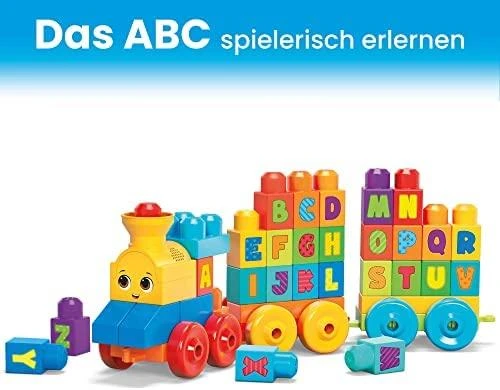 Rinkinys MEGA BLOKS ,,Grojantis traukinys" (50 det.)