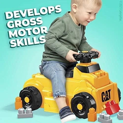 Mega Bloks paspiriama mašinėlė „CAT“