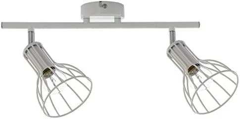 Lubinis šviestuvas Lubų žibintas SPOT Light Megan 2x60W E14 balta lempa (2743202)