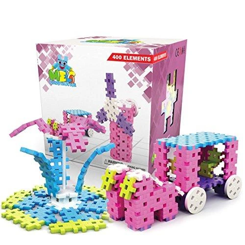 Konstruktorius Meli Basic Pink 400 el.