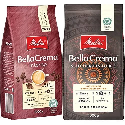 MELITTA BellaCrema Intenso 1kg. Kavos pupelės