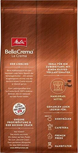 MELITTA BellaCrema LaCrema 1kg. Kavos pupelės