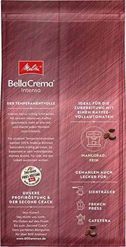 MELITTA BellaCrema Intenso 1kg. Kavos pupelės