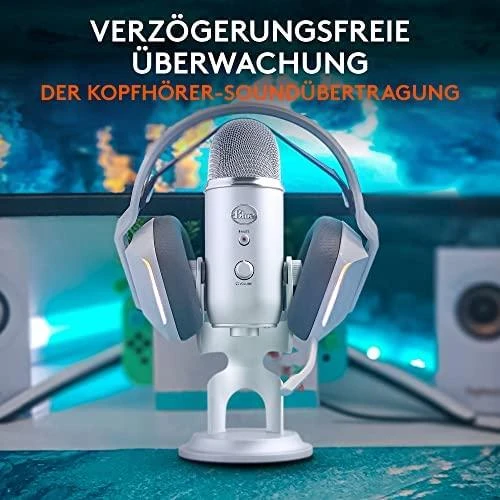 Blue Mėlyna Mikrofonas Mėlyna Yeti USB - Mėlyna spalva