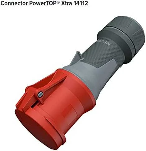 Mennekes Lizdas przenośne PowerTOP Xtra raudona 63A 400V IP44 (MEN14112)