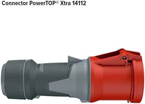 Mennekes Lizdas przenośne PowerTOP Xtra raudona 63A 400V IP44 (MEN14112)